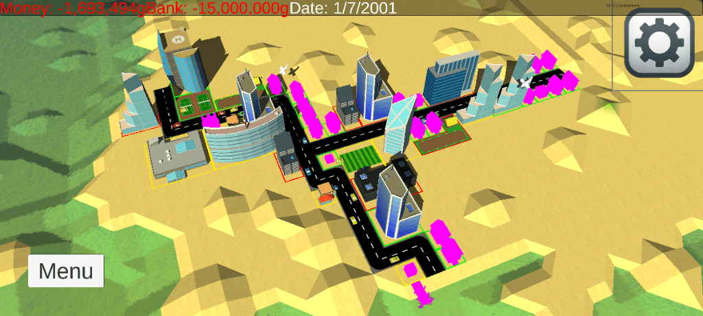 Holiday Empire - 3D City Builder Mobile Game (Master Thesis) screenshot 1